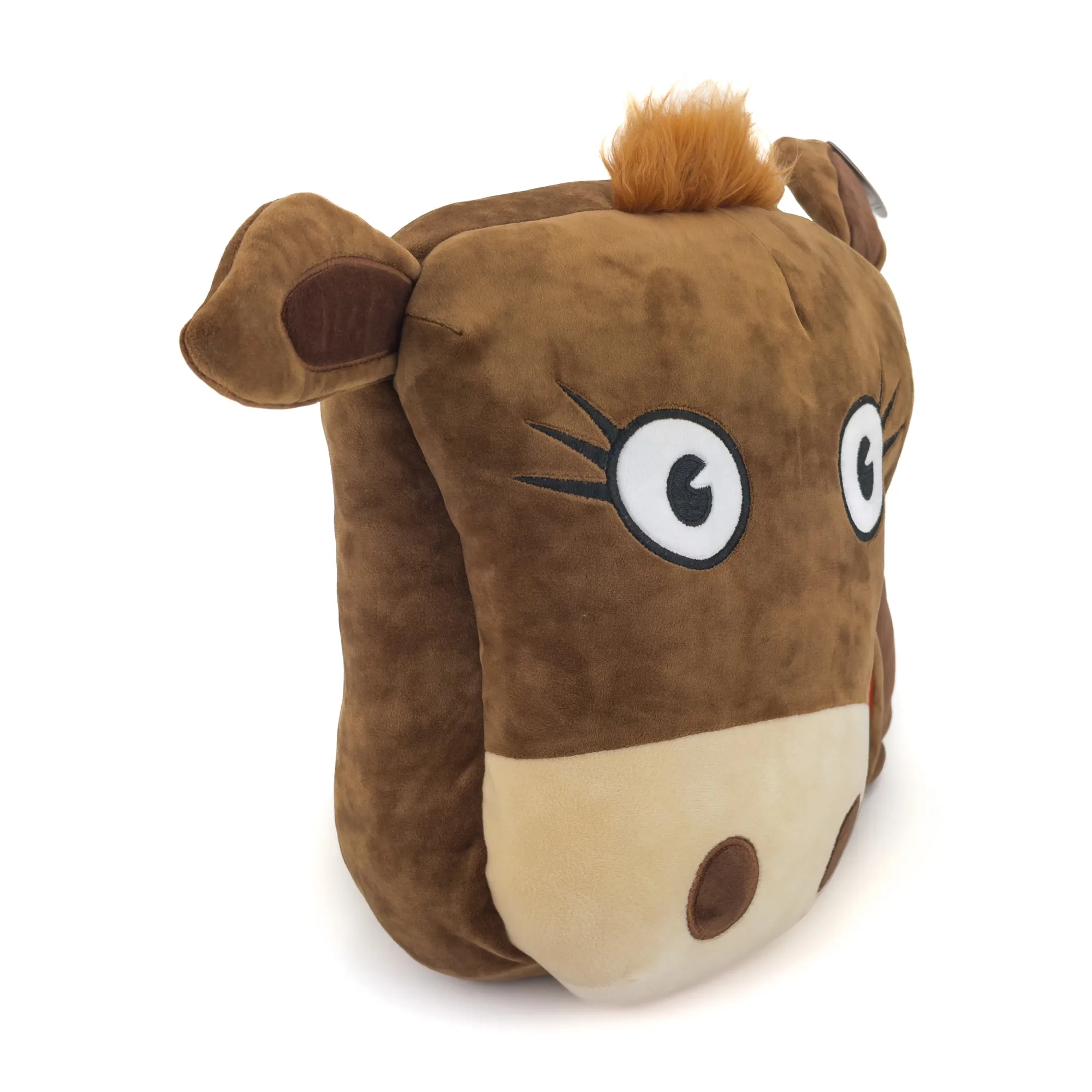 12" Scarlett the Red Angus Soft Plush Pillow