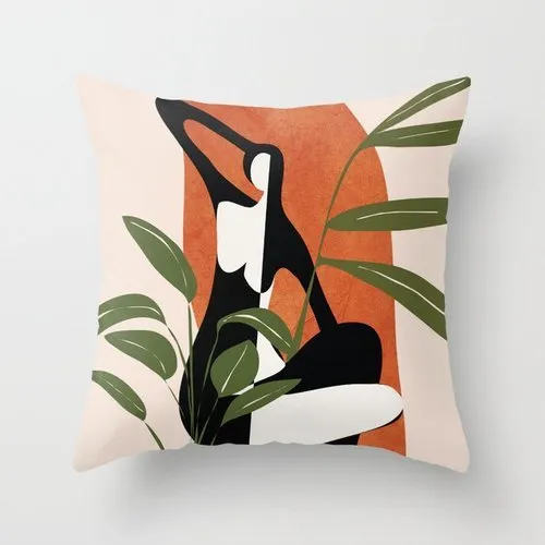 Abstract Geometric Car and Sofa Pillow Cover