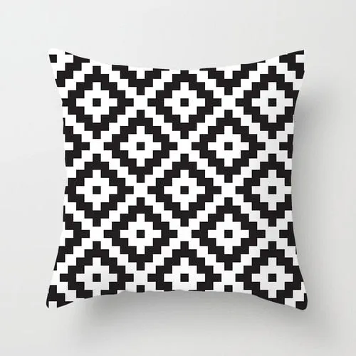 Abstract Geometric Car and Sofa Pillow Cover