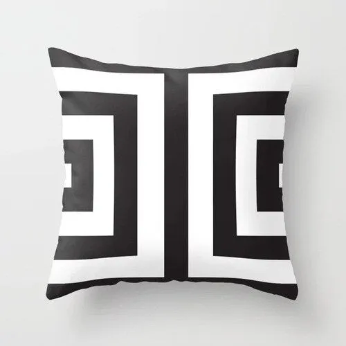 Abstract Geometric Car and Sofa Pillow Cover