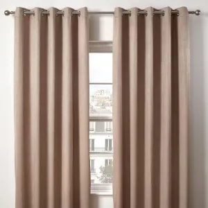 Ambiance Taupe Thermal Blackout Eyelet Curtains