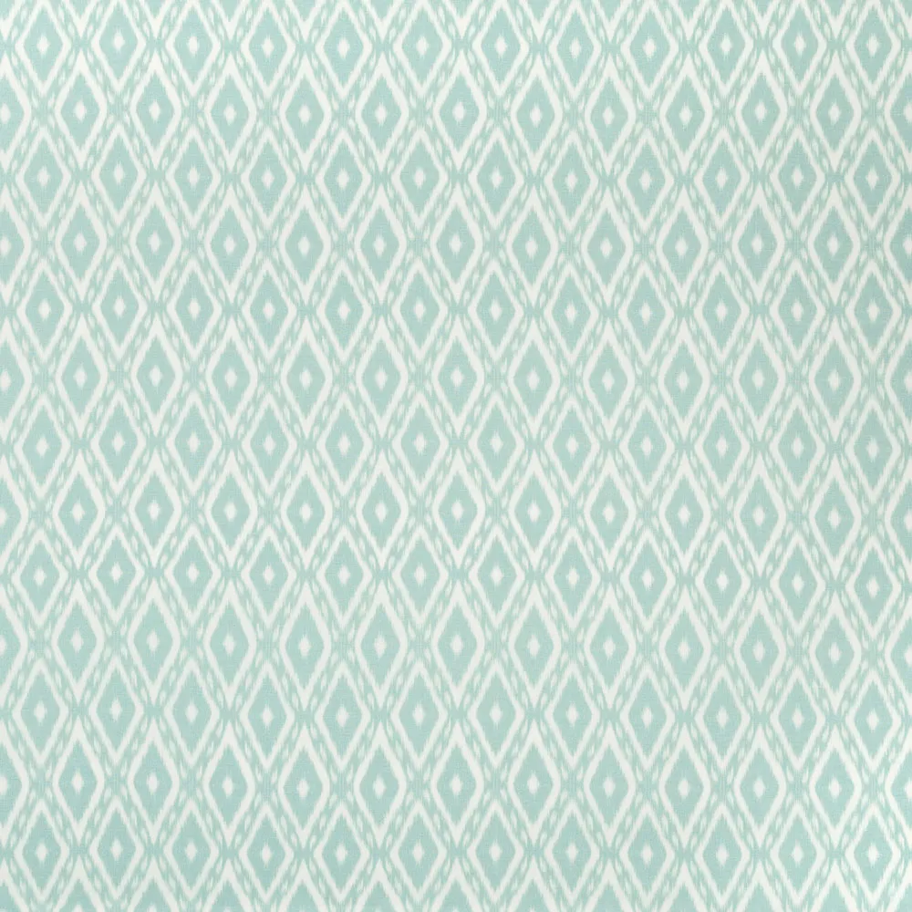 Aqua Diamond Printed Fabric