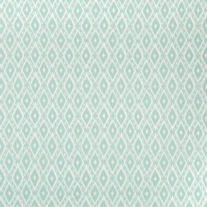 Aqua Diamond Printed Fabric