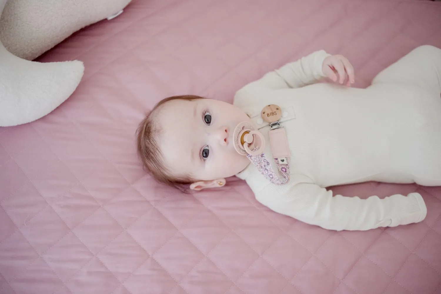 Bambella Designs 2-in-1 Waterproof Cot Sheet & Mattress Protector | Dusty Mauve