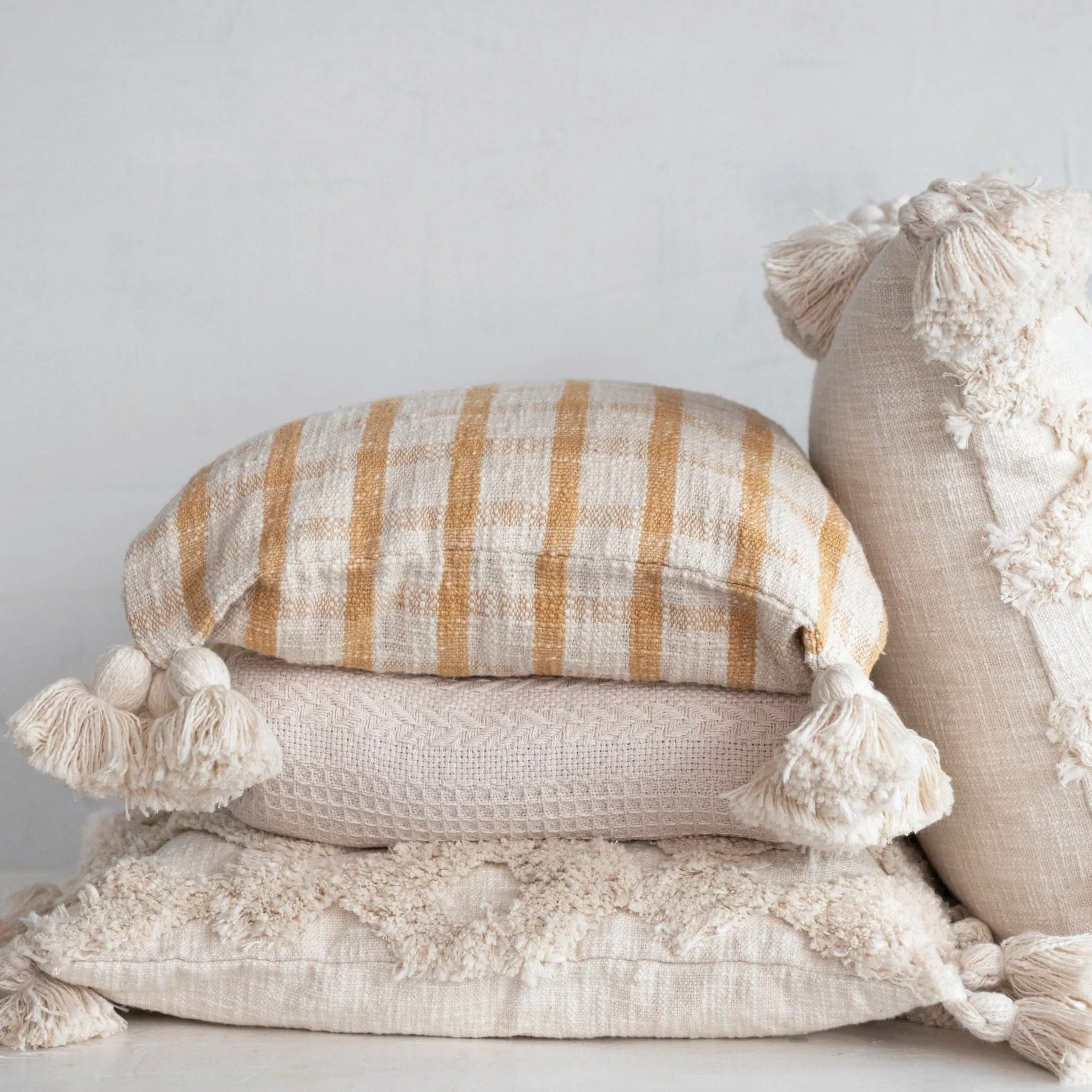 Checked Pillows 18"