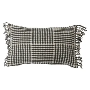 Cotton Flannel Lumbar Pillow