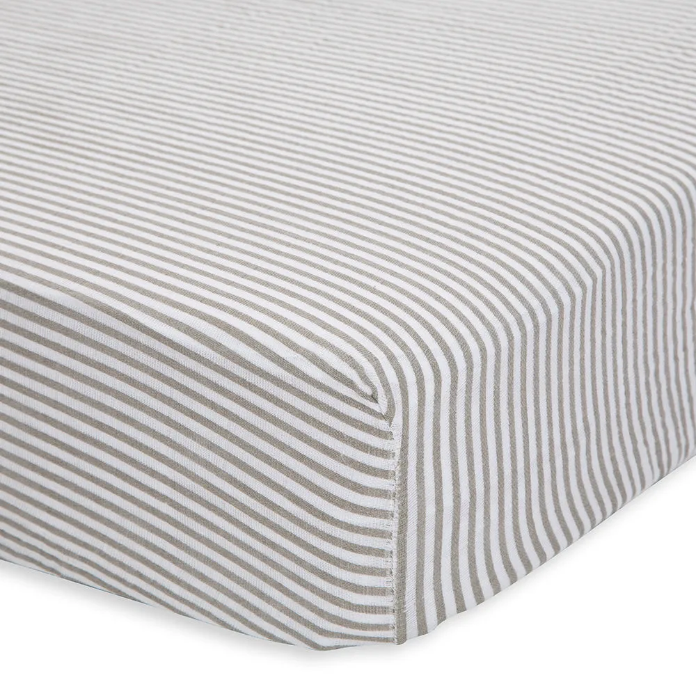 Cotton Muslin Fitted Crib Sheet