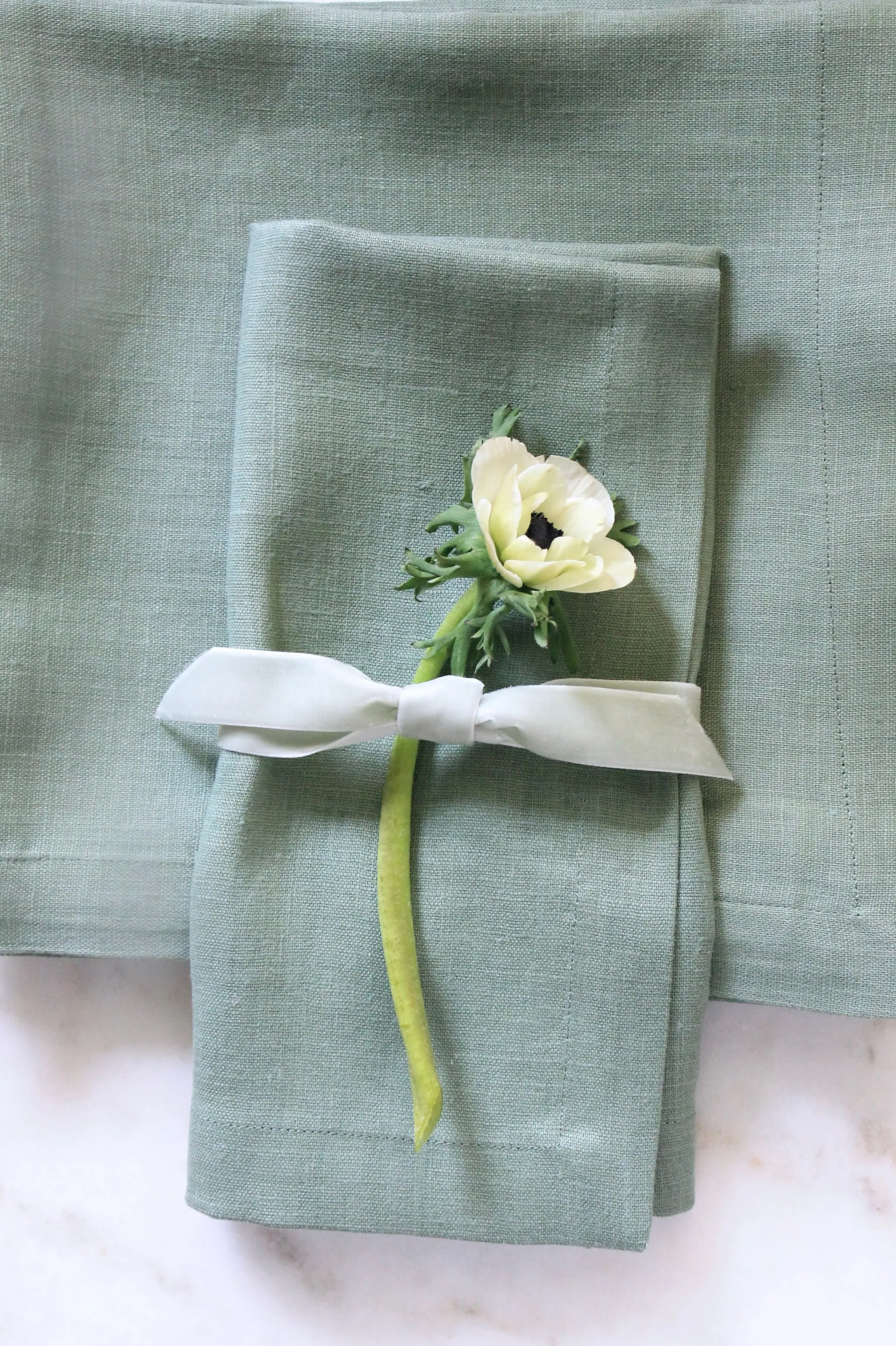 English Eucalyptus Linen Runner