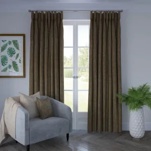 Eternity Mocha Chenille Curtains