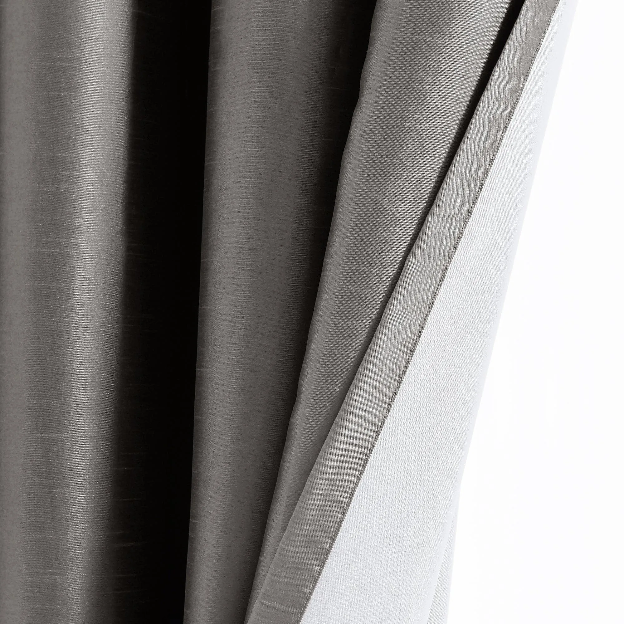 Faux Silk 100% Blackout Window Curtain Panel