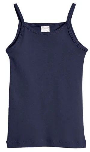 Girls Soft Cotton Camisole | Navy