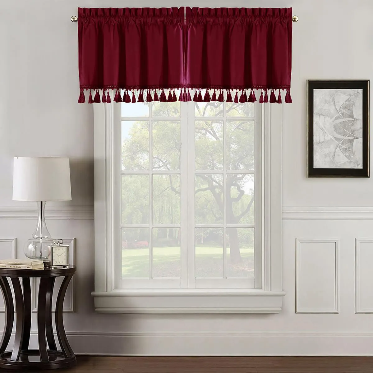 Heavyweight Velvet Straight Valance 52”Wx19”L (Single)