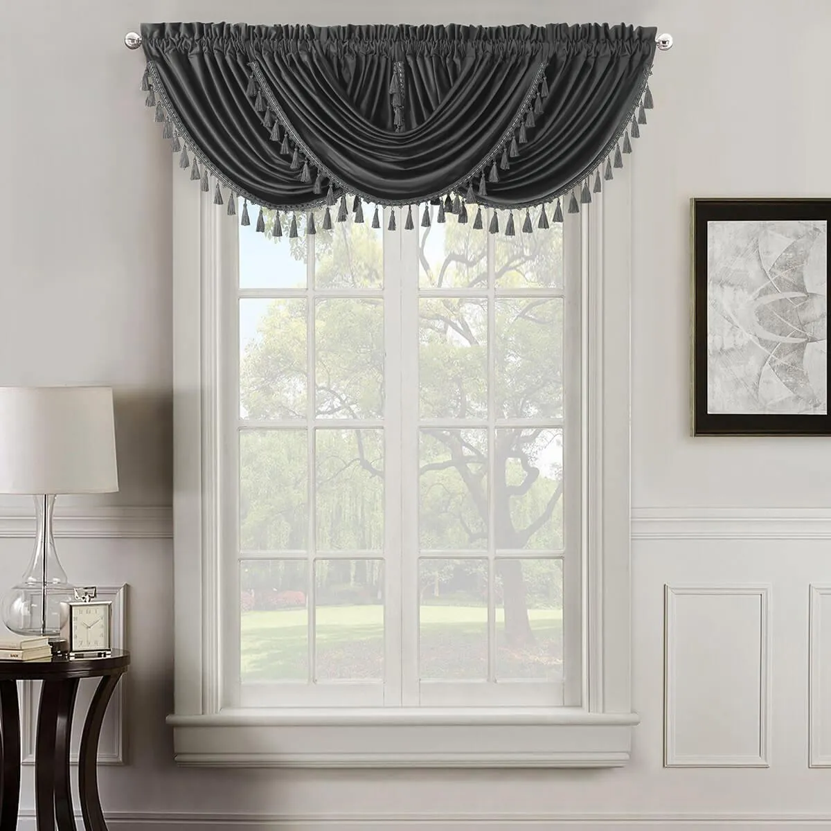 Heavyweight Velvet Waterfall Valance 57”Wx37”L (Single)