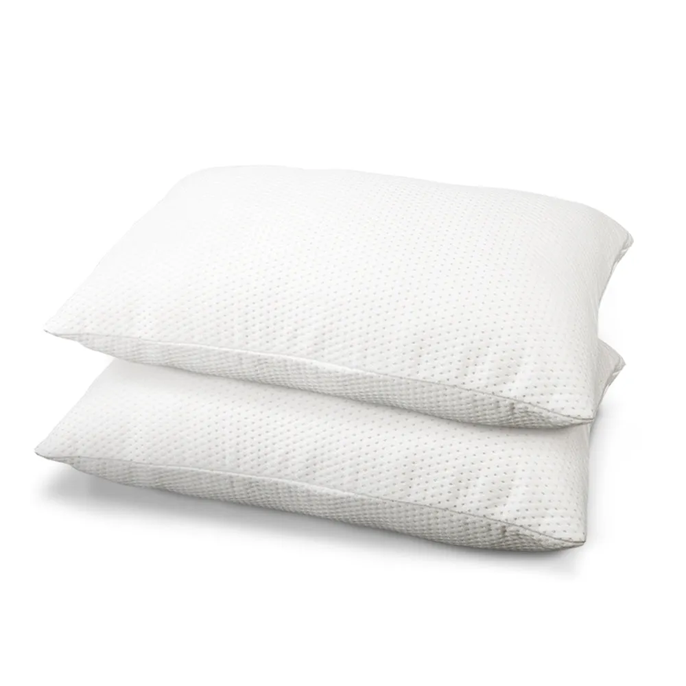 High-Density Memory Foam Pillow Twin Pack, 19cm, Giselle Bedding