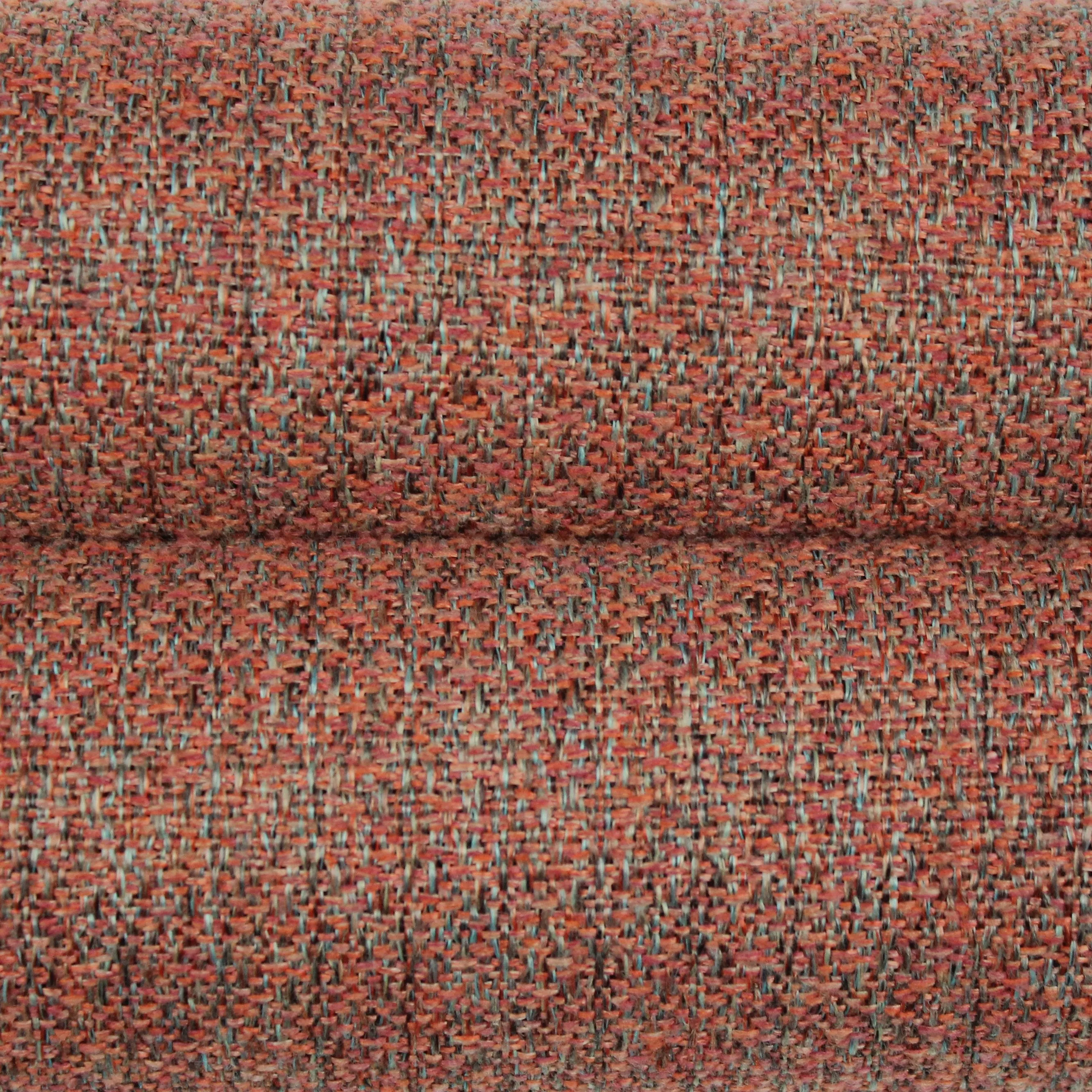 Highlands Rustic Plain Terracotta Fabric