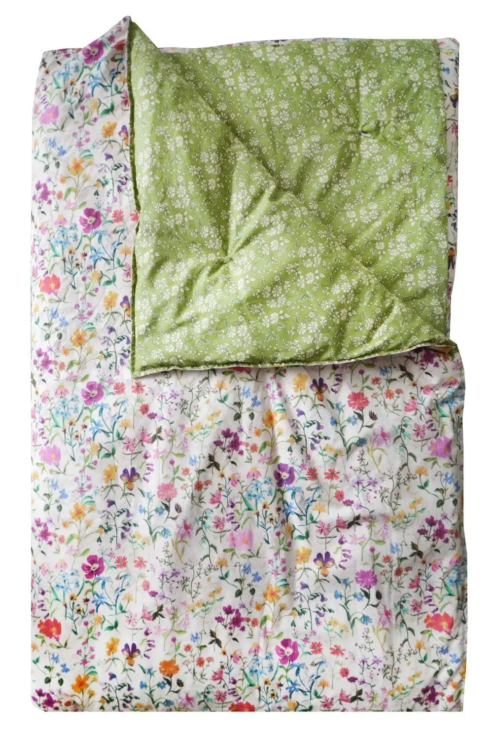 LINEN GARDEN & CAPEL PISTACHIO Liberty Reversible Heirloom Quilt