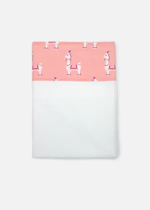 Llama Organic Bed Sheet