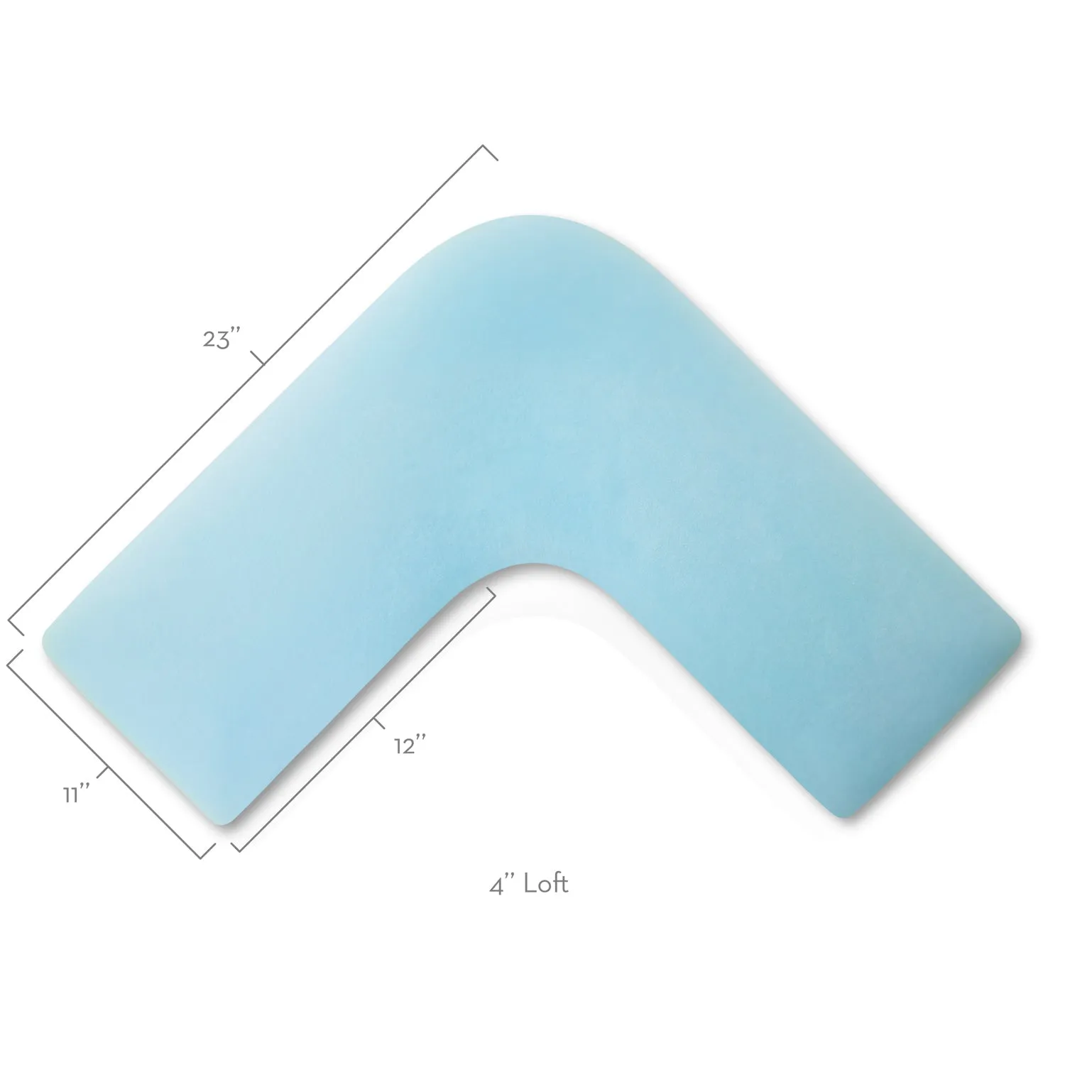 Malouf L-Shape Gel Dough Pillow