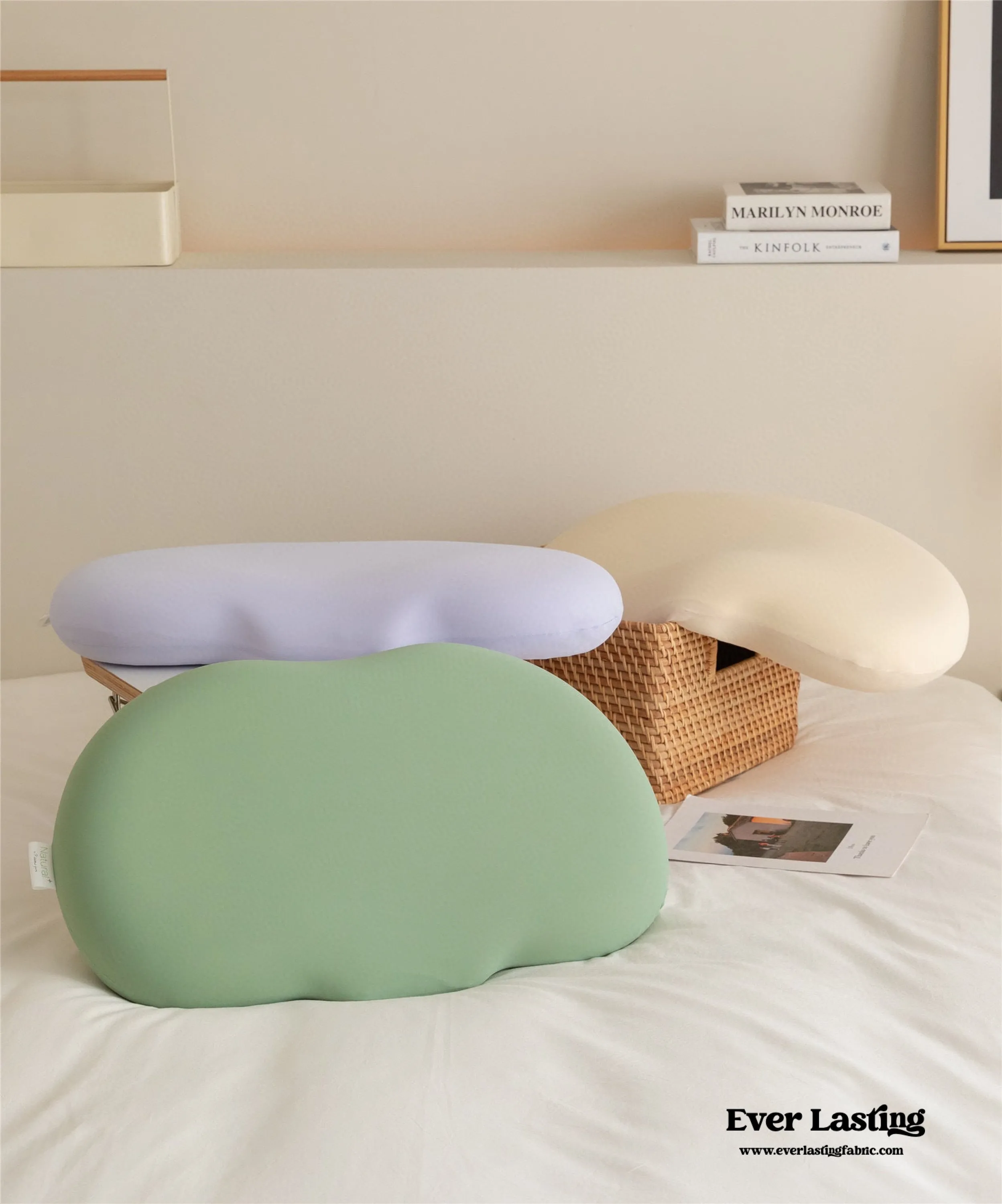 Memory Foam Bean Pillow (3 Colors)