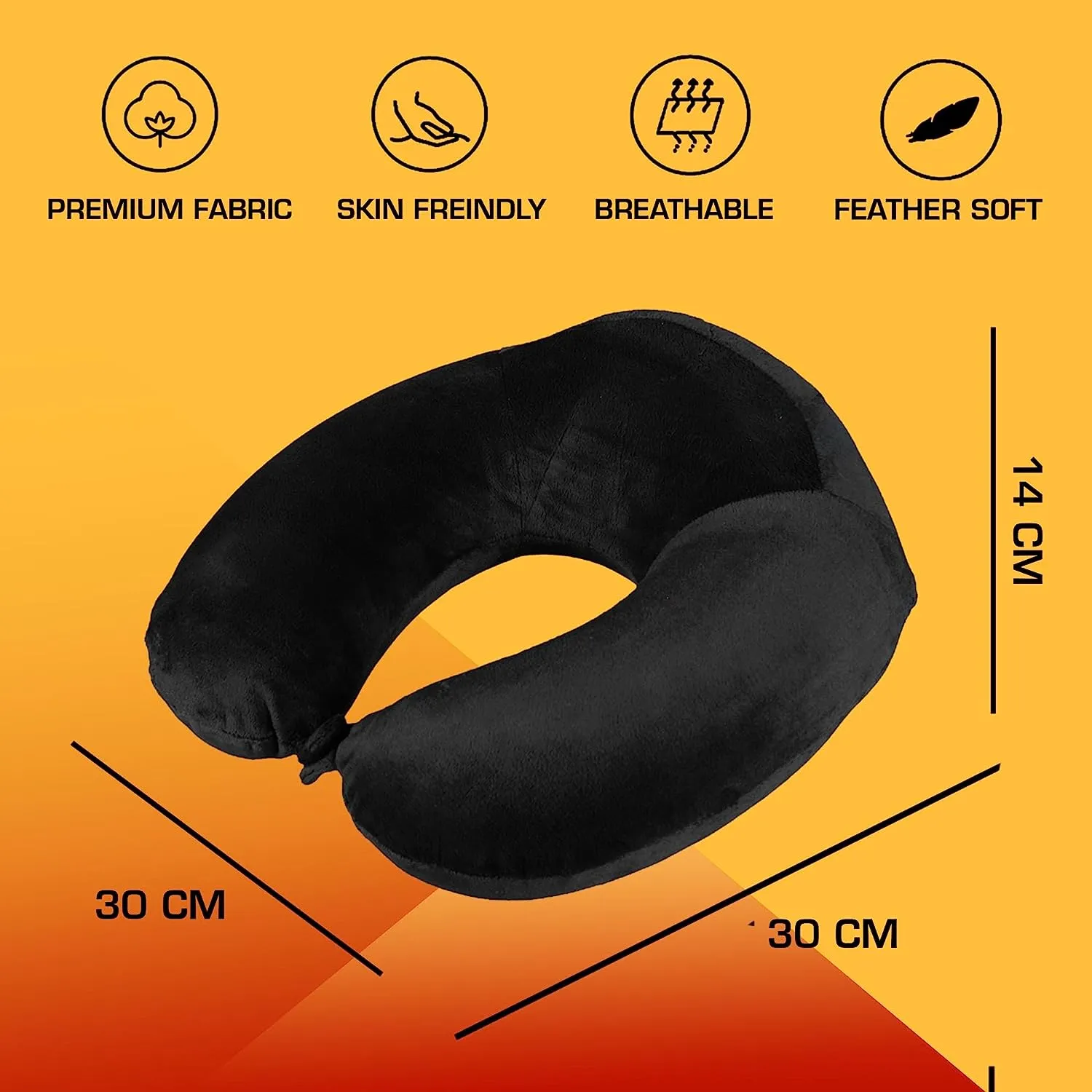 Memory Foam Neck Pillow Multipurpose Neck Rest Travel Pillow