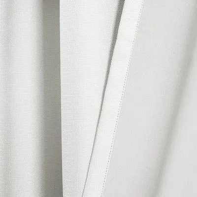 New - 84"x52" Faux Linen Grommet Top Absolute Blackout Window Curtain Panel - Lush Décor