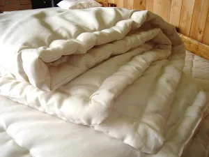 Organic Wool Comforter, Made in USA