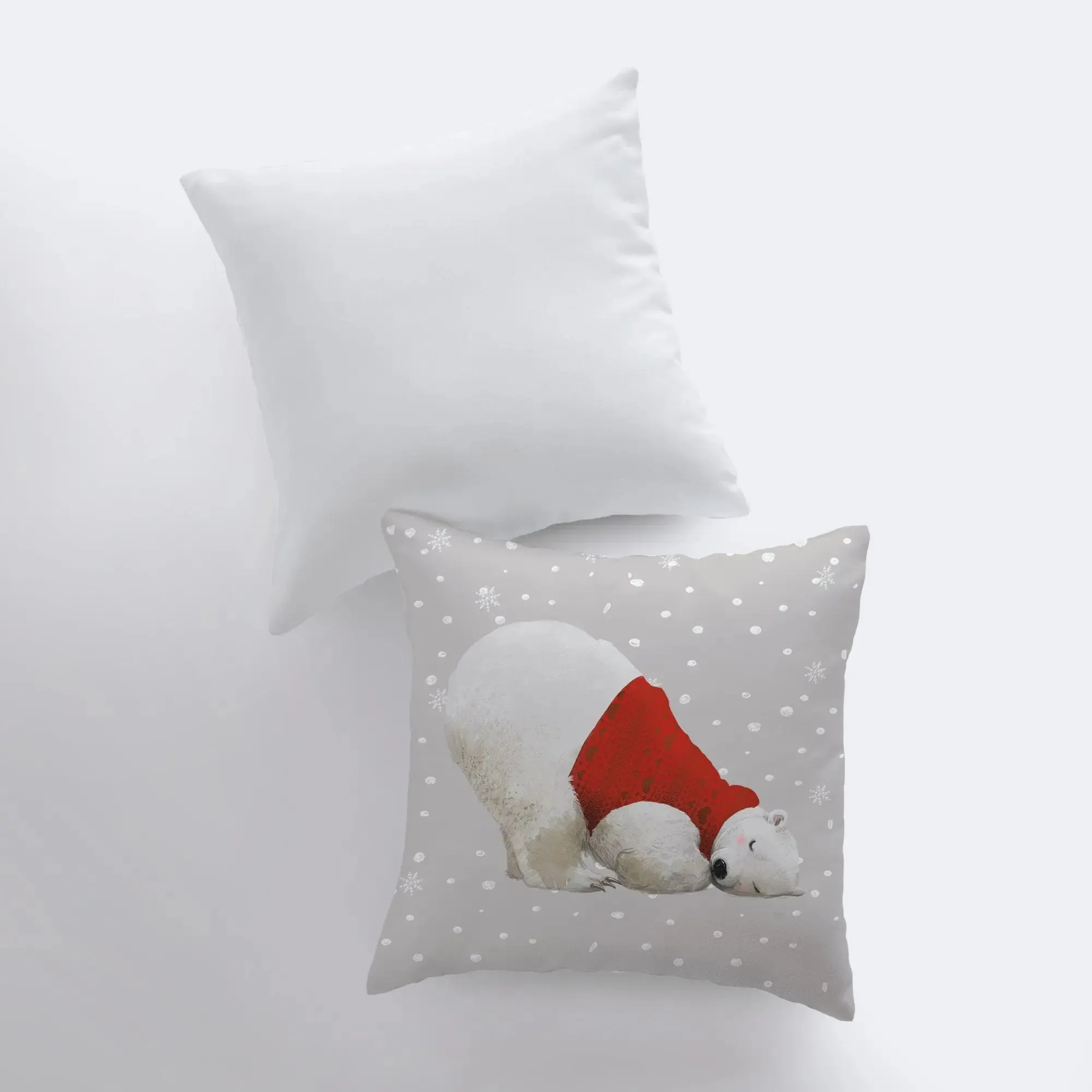 Polar Bear | Red Sweater | Pillow Cover | Christmas Gift | Home Decor | Throw Pillow | Decor Pillows for Couch | Sofa Pillows | Modern Home Decor