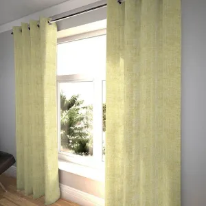 Rhumba Ochre Yellow Curtains