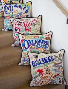 ROUTE 66 PILLOW BY CATSTUDIO