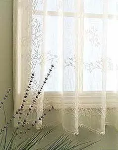 Sheer Divine Lace Valance Curtains