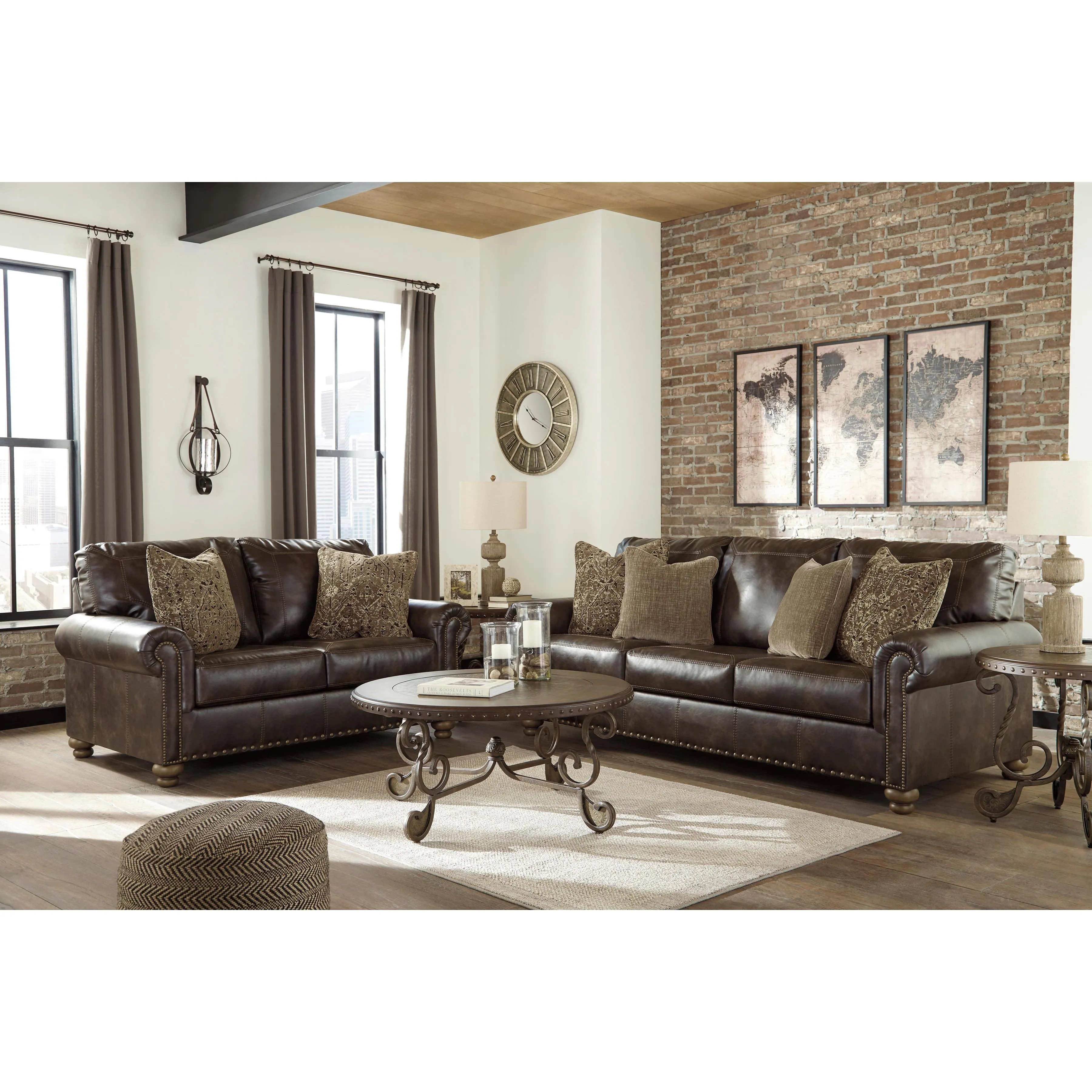 Signature Design by Ashley Nicorvo 80505U1 2 pc Living Room Set