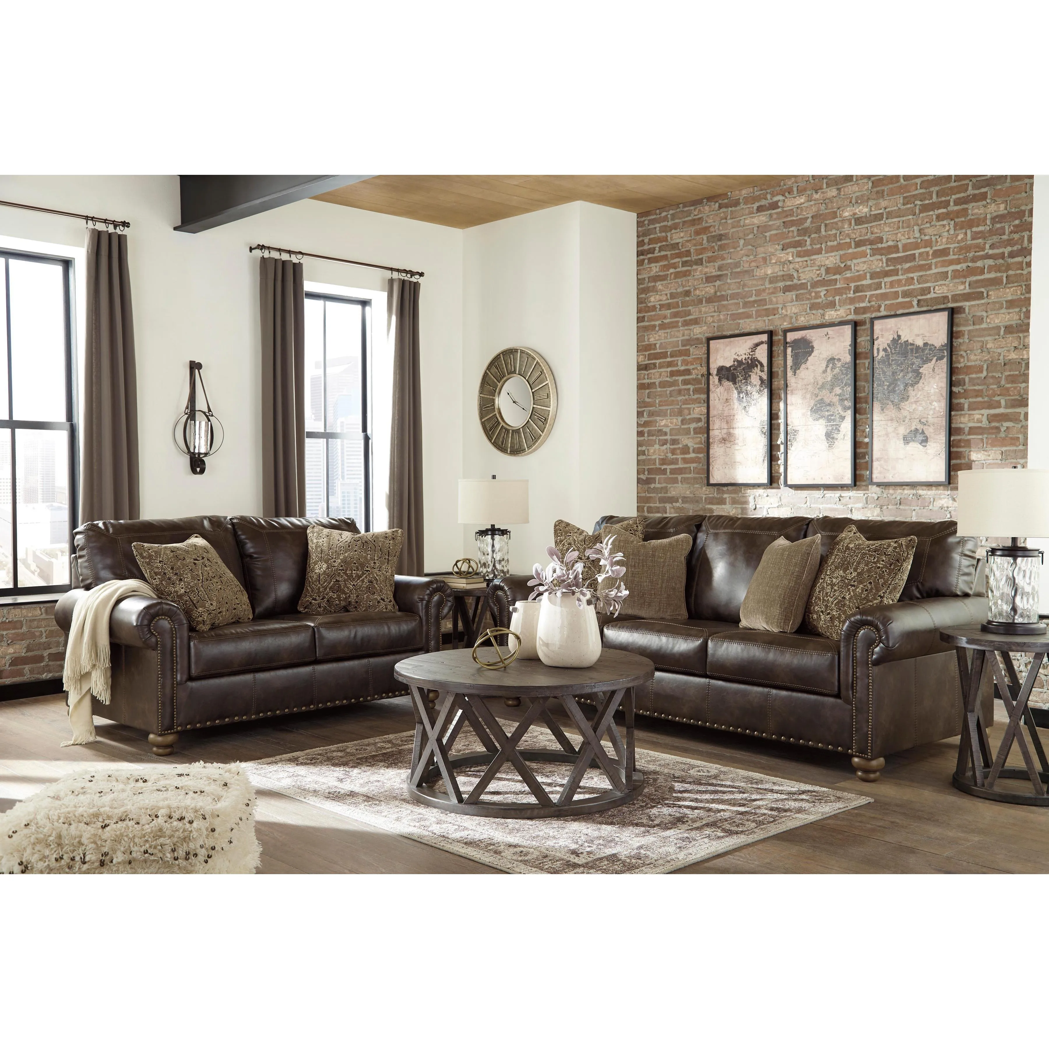 Signature Design by Ashley Nicorvo 80505U1 2 pc Living Room Set