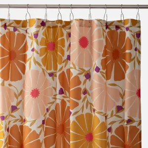 Sunburst Floral Shower Curtain