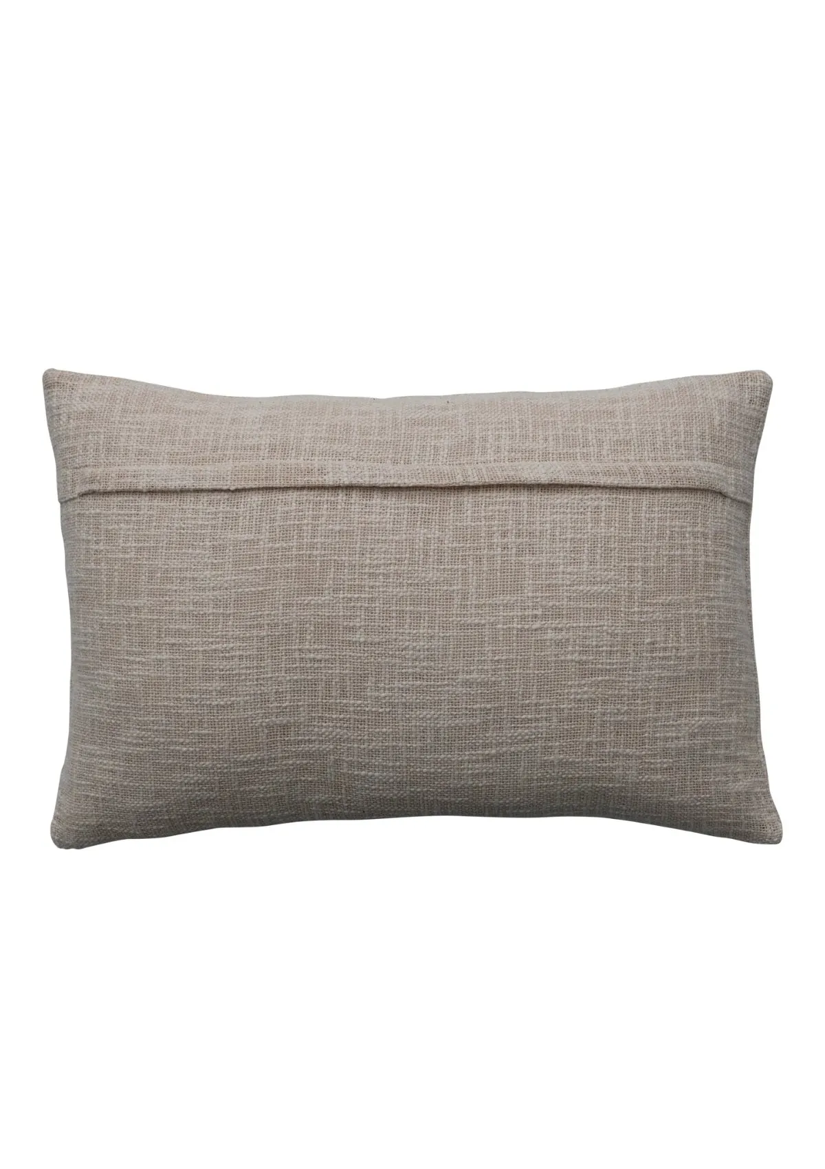 Woven Cotton Lumbar Pillow